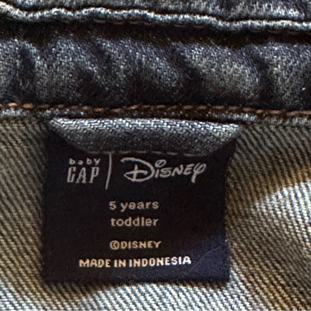 Disney Kids Jean Jacket with Minnie Mouse - Blue and Red - Picture 4 of 4